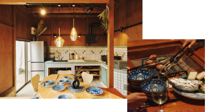 食と遊びのエリアイメージ